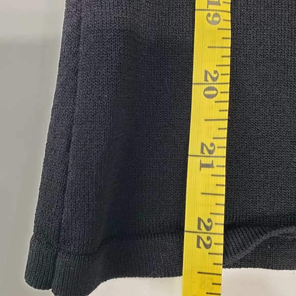 Pink Poodle Women's Long Sleeve Black Blouse with Pretty Bow Detail, Size Medium - Picture 6 of 6